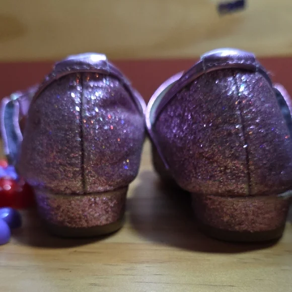 Stelle Glitter Kids Dress Shoes - Pink and Blue - Picture 11 of 11